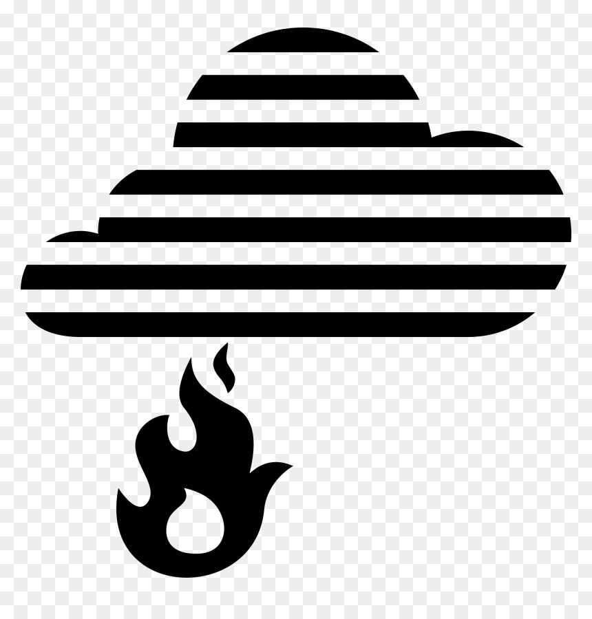 Silhouette Fire Clip Art - Fire Silhouette Png, Transparent Png - smok png