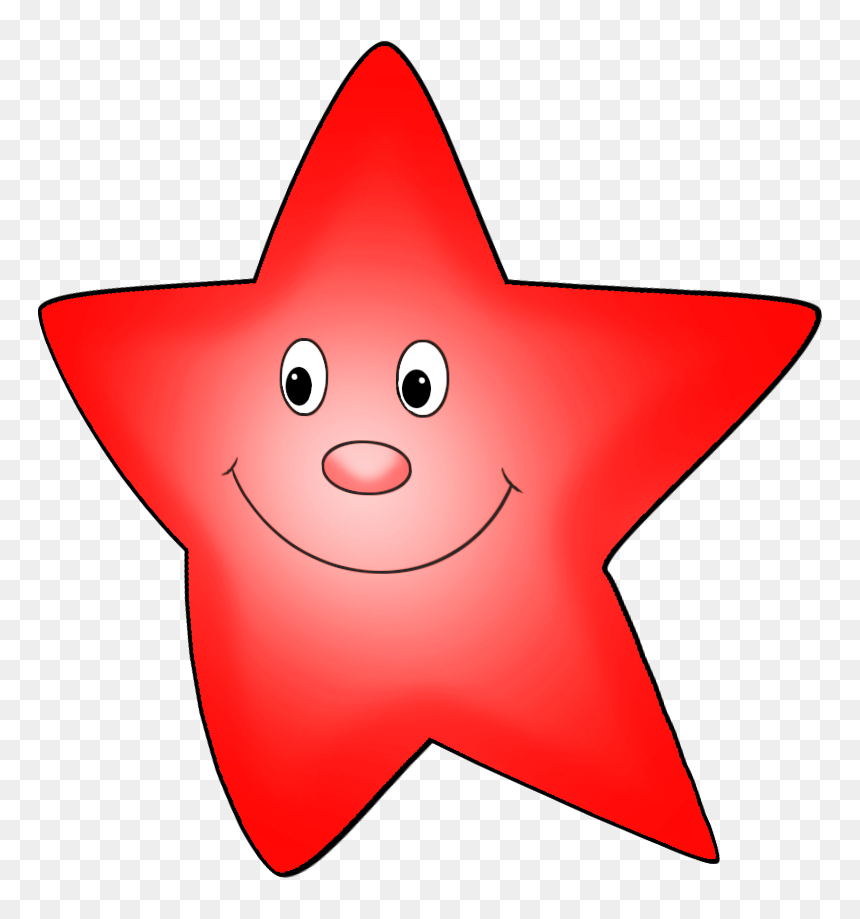 Star Black And White Clip Art Images Free Download - Star Clip Art Red, HD Png Download - cute star png