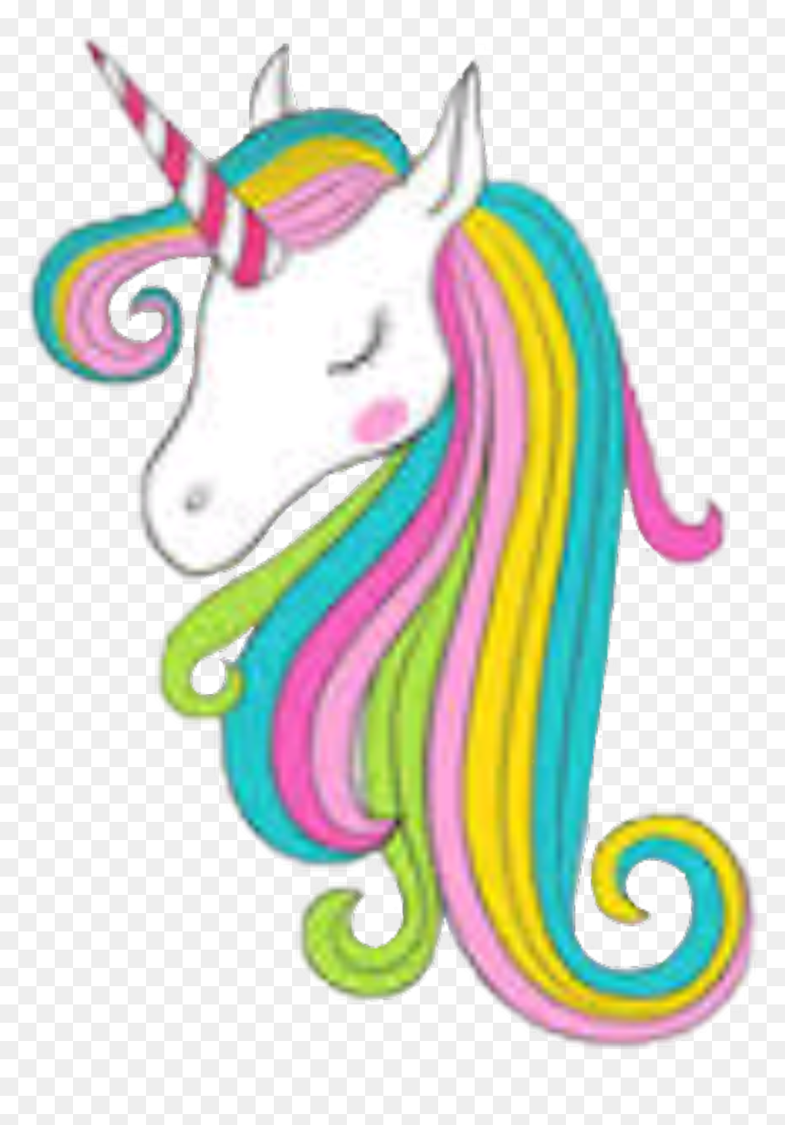 #unicorn #rainbow #horses #unicornio Unicorns #unicornsarelife, HD Png Download - rainbow unicorn png