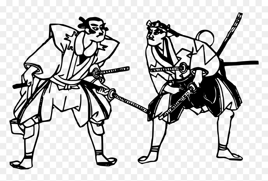 Angry Samurai Clip Arts - Meiji Restoration Png, Transparent Png - samurai sword png