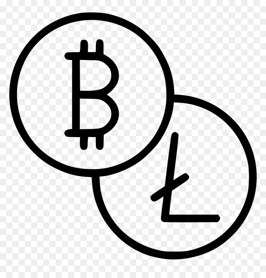 Bitcoin Litecoin Online Trade Electronic Digital Currency - Bitcoin, HD Png Download - litecoin png