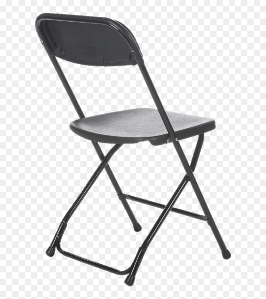 Black Folding Chairs, HD Png Download - folding chair png