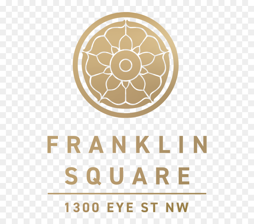 Franklin Square Logo Gold Final - Circle, HD Png Download - gold square png