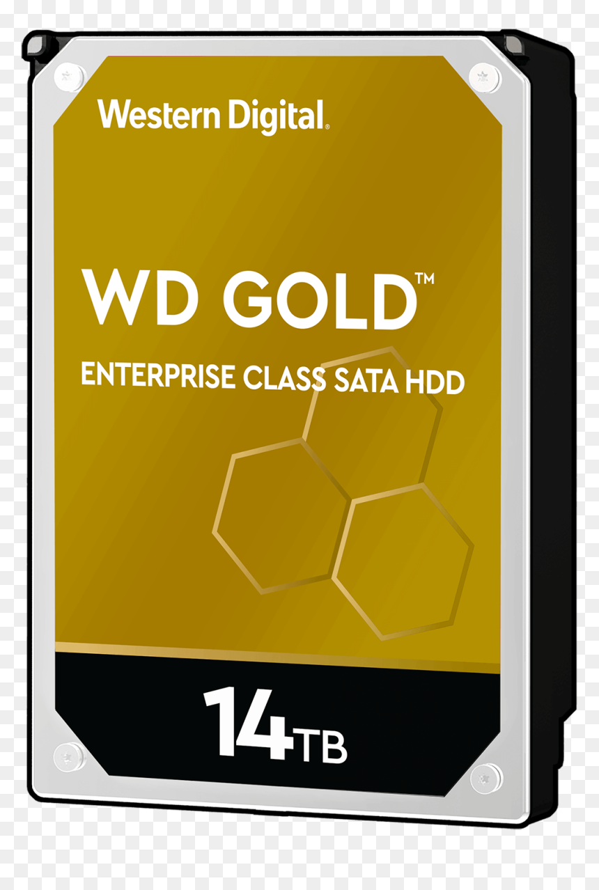 Wd Gold 14tb, HD Png Download - gold square png
