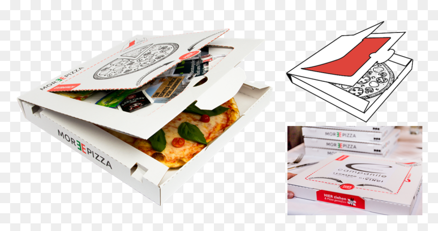 Innovative Pizza Box Design, HD Png Download - pizza box png