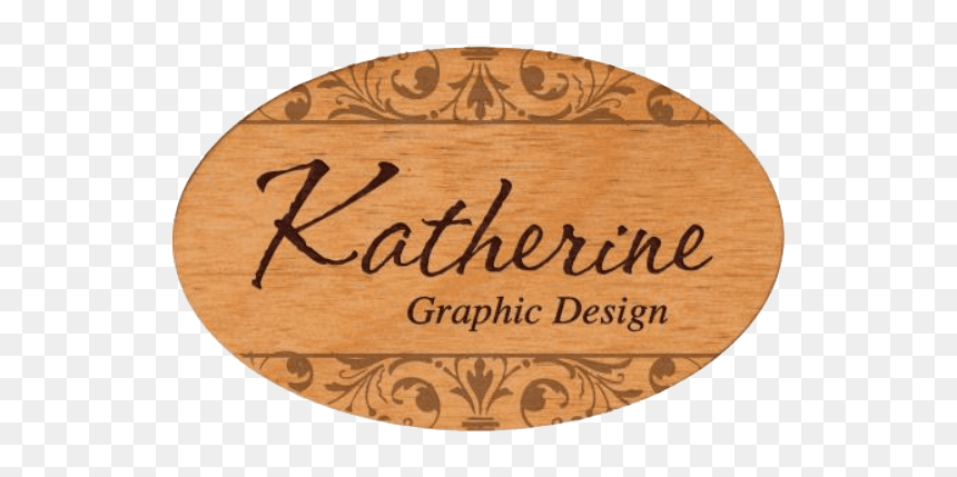 Custom Wood Engraving Of Name For Office, Custom Wood - Calligraphy, HD Png Download - blank wood sign png