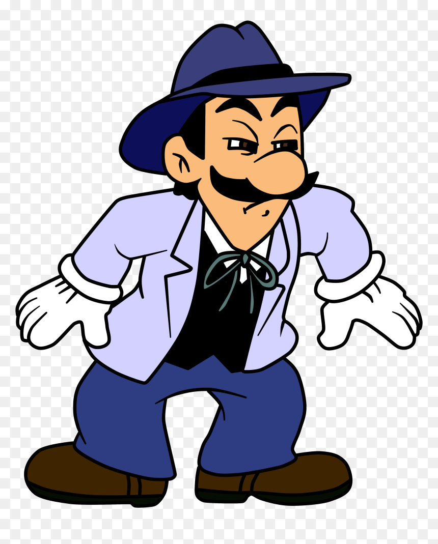 Luigi Racist Chinese Cowboy, HD Png Download - chinese hat png