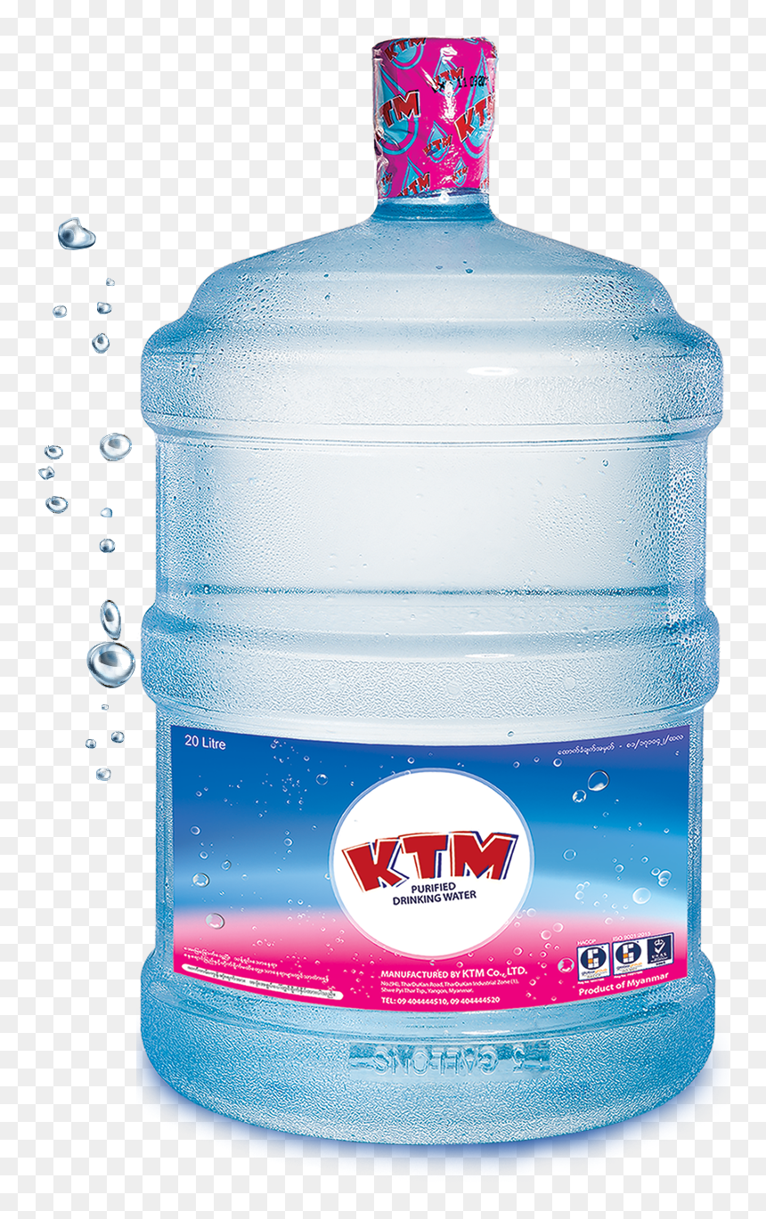 Ktm Purified Drinking Water, HD Png Download - bottled water png