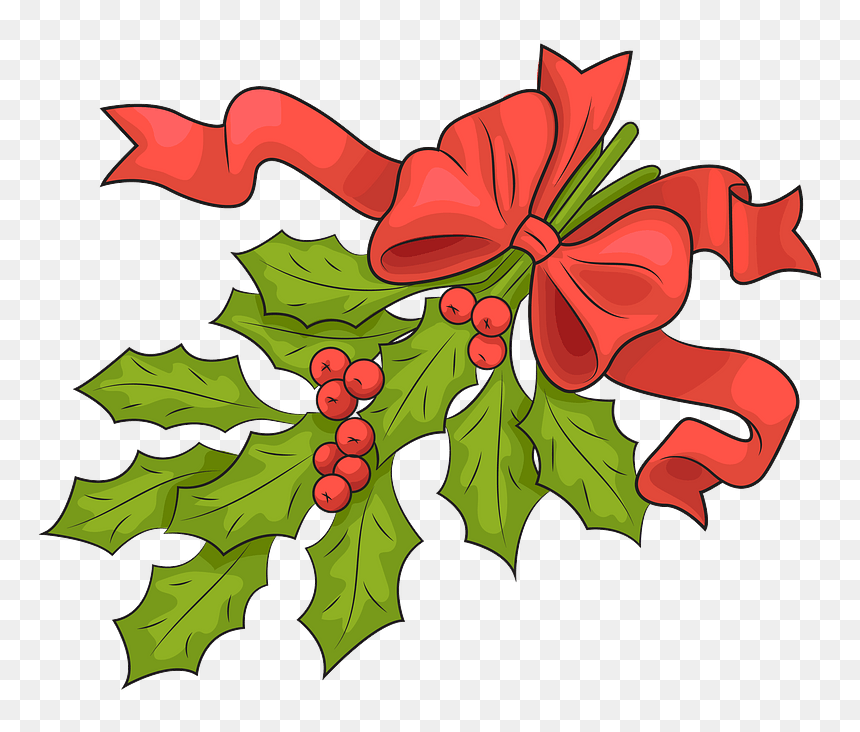 Holly Clipart - Scrapbooking, HD Png Download - holly garland png