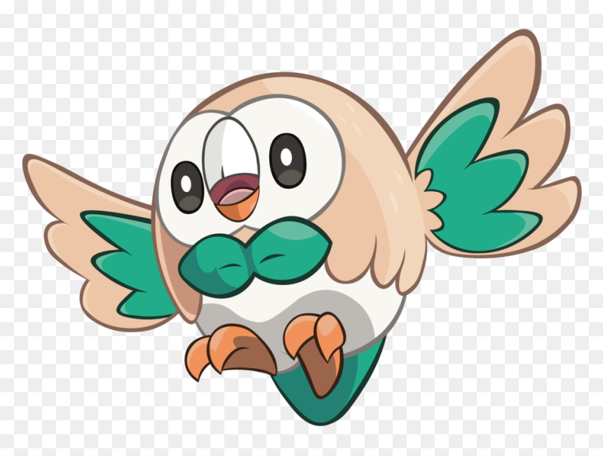 Pokémon , Png Download - Rowlet Png, Transparent Png - rowlet png