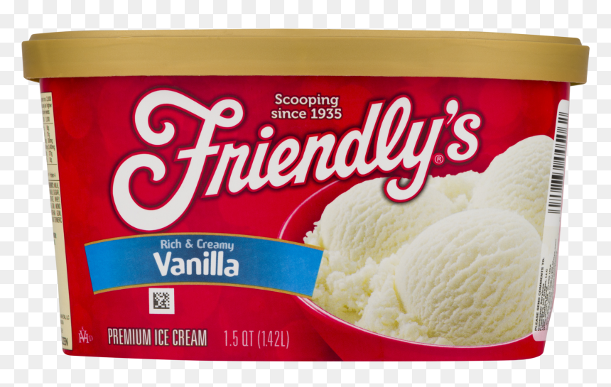 Friendly"s Ice Cream , Png Download - Vanilla Ice Cream, Transparent Png - vanilla ice cream png