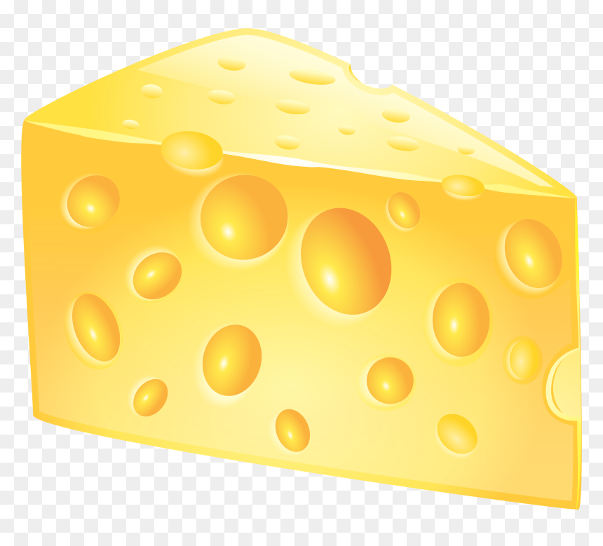Cheese Clipart Chesse, HD Png Download - swiss cheese png