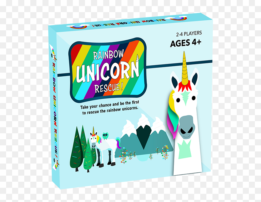 Rur Box-web - Cartoon, HD Png Download - rainbow unicorn png
