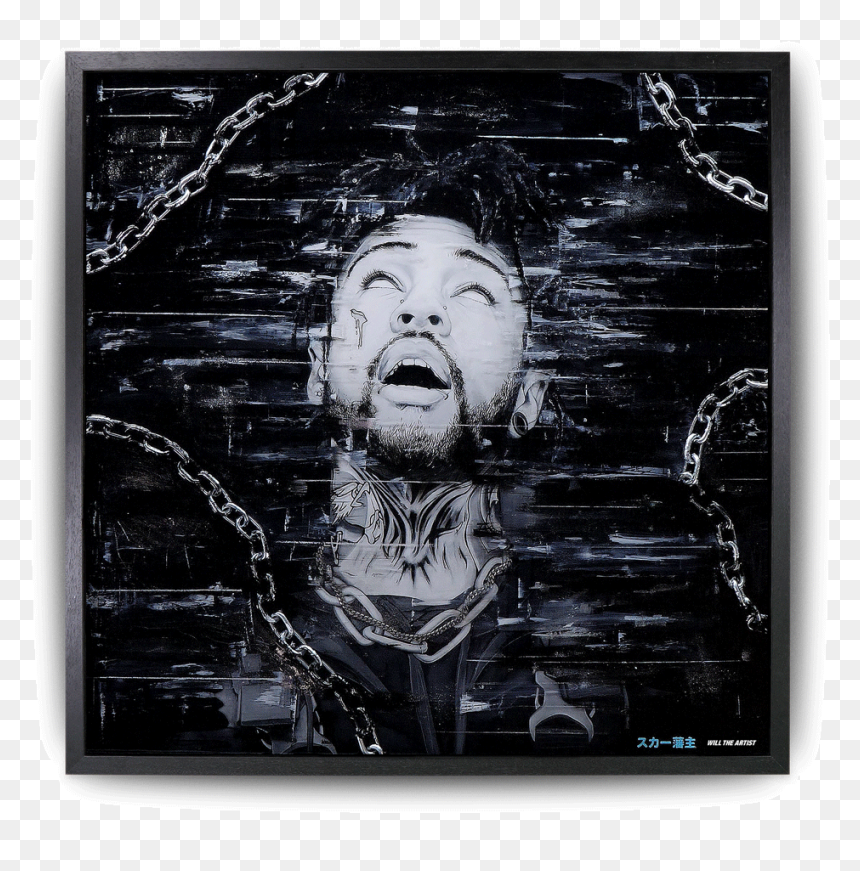 Scarlxrd Painting In Frame - Scarlxrd Artwork, HD Png Download - modern frame png
