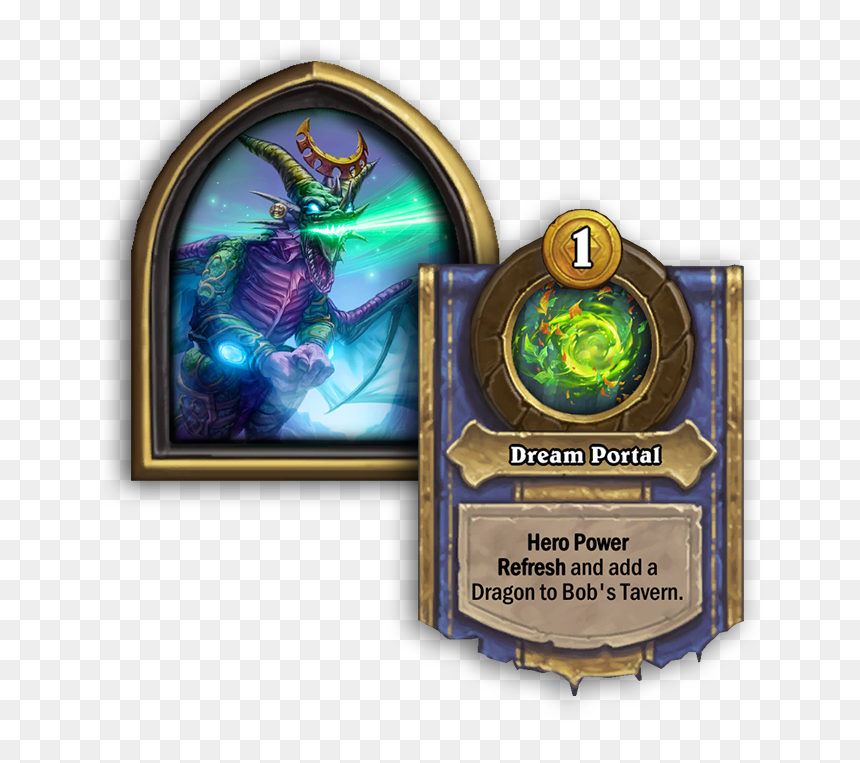 Ysera - Ysera Battlegrounds Hero Power, HD Png Download - battlegrounds png