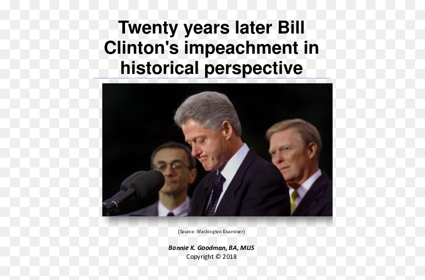 Bill Clinton During Impeachment, HD Png Download - bill clinton png