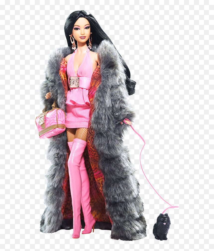 Kimora Lee Simmons Barbie® Doll, - Kimora Lee Simmons Barbie, HD Png Download - barbie doll png