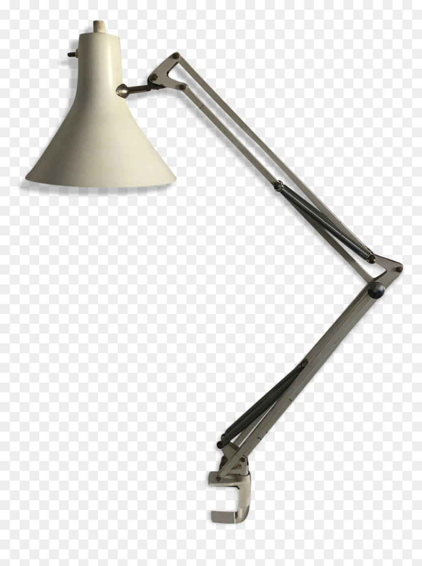 Luxo L4 White Vintage Architect Lamp 1960"
 Src="https - Lamp, HD Png Download - pixar lamp png