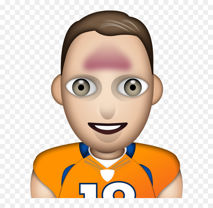 Transparent Tom Brady Png - Peyton Manning Emoji, Png Download - peyton manning png