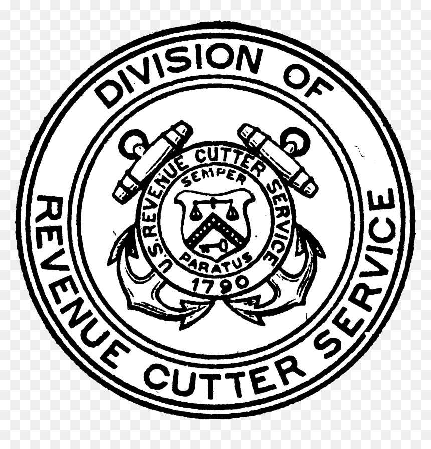 Revenue Cutter Service, HD Png Download - globe black and white png