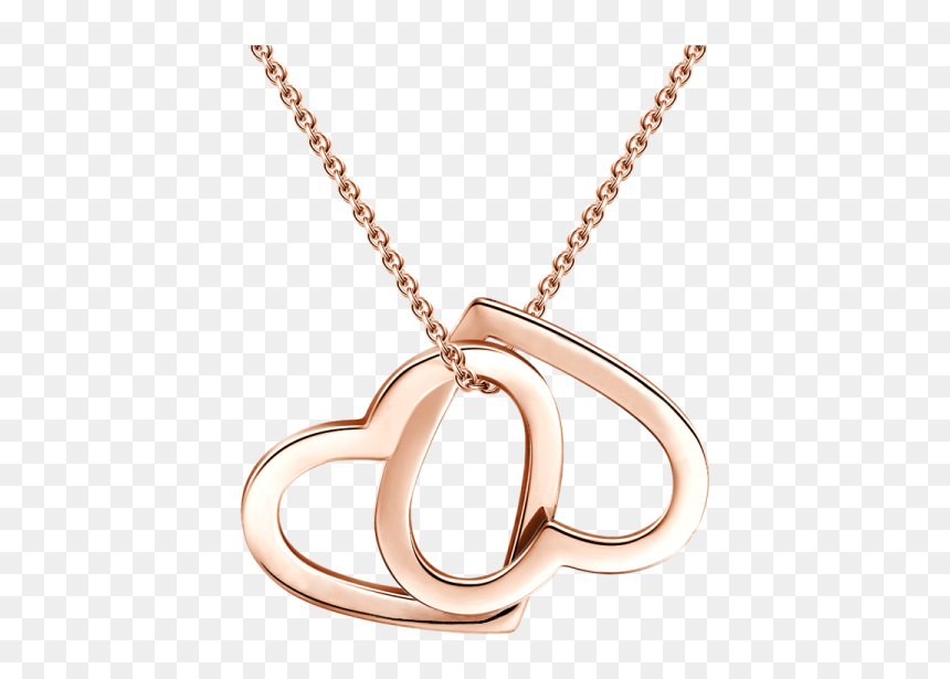Pendentif Or Coeur A Graver, HD Png Download - two hearts png