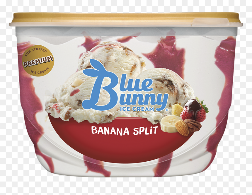 Blue Bunny Vanilla Cupcake Ice Cream , Png Download, Transparent Png - vanilla ice cream png