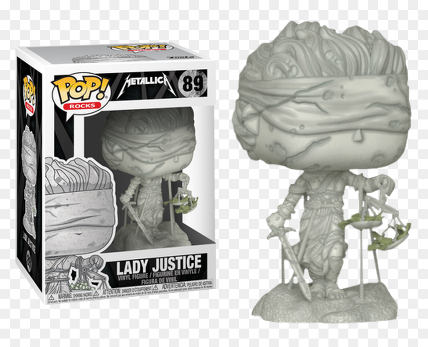 Lady Justice Pop Vinyl Figure - Metallica Lady Justice Funko Pop, HD Png Download - lady justice png