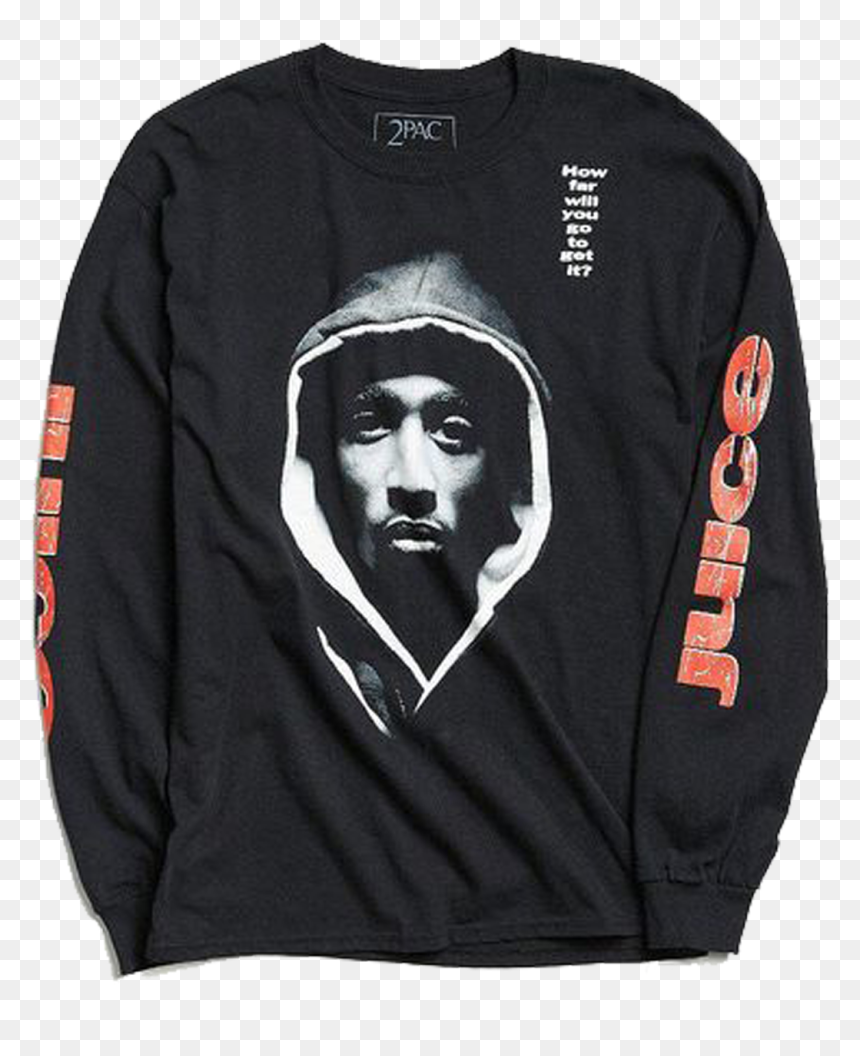 Long-sleeved T-shirt, HD Png Download - 2pac png