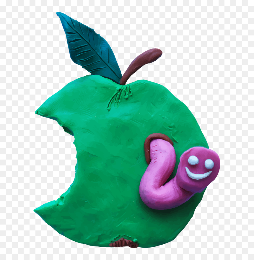 Transparent Bitten Apple Png - Plastilina Png, Png Download - bitten apple png