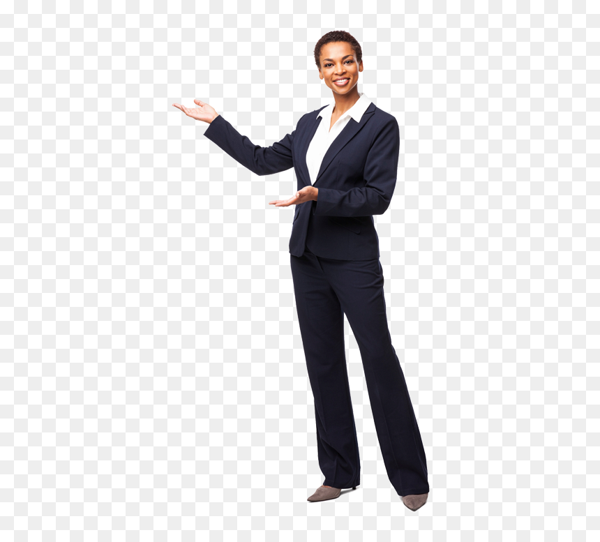 Business Woman Standing Png, Transparent Png - business woman standing png