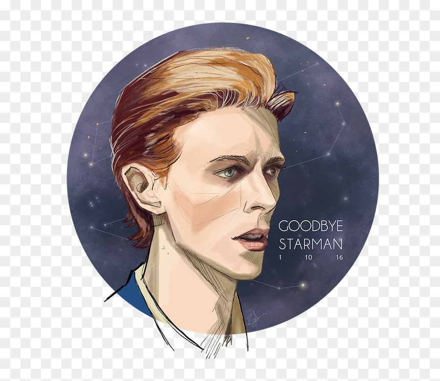 A Small Tribute I Did For David Bowie- One Of My Favorite - The Rise And Fall Of Ziggy Stardust And The Spiders, HD Png Download - david bowie png