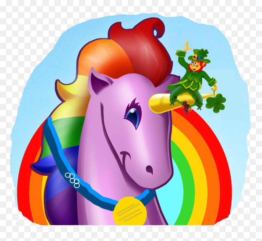 St Patrick's Day, HD Png Download - rainbow unicorn png