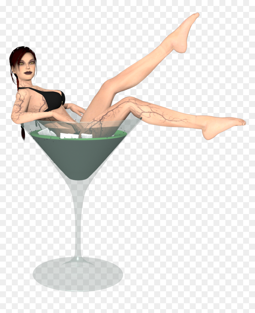 Pin Up Png Hd - Martini Glass, Transparent Png - pin up png