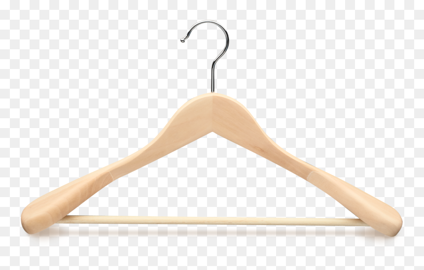 Standard Kledinghanger Jacket Blank Hout Yourhanger - Clothes Hanger, HD Png Download - blank wood sign png
