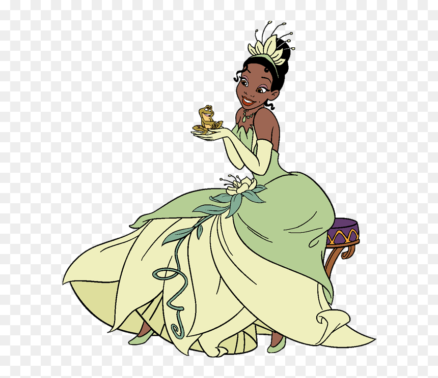 The Princess And The Frog Clip Art Clipart Panda - Tiana Princess And The Frog Clipart, HD Png Download - princess tiana png