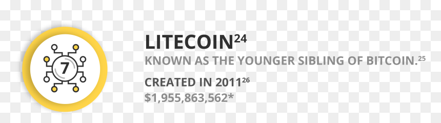 Known As The Younger Sibling Of Bitcoin - Sleeve, HD Png Download - litecoin png