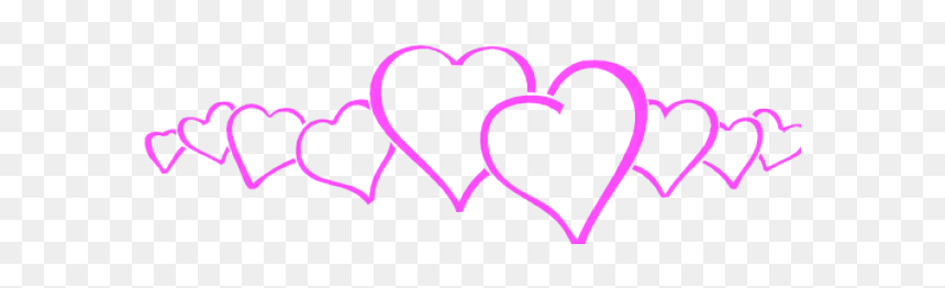 Heart Border For Word - Valentines Border Clip Art, HD Png Download - valentine border png