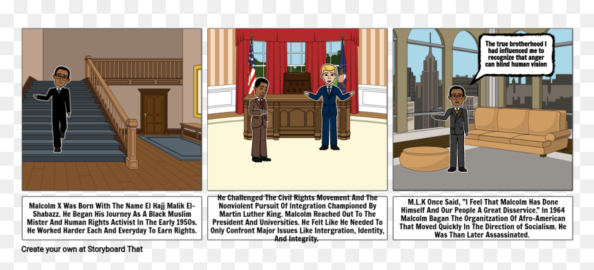 Cartoon, HD Png Download - malcolm x png