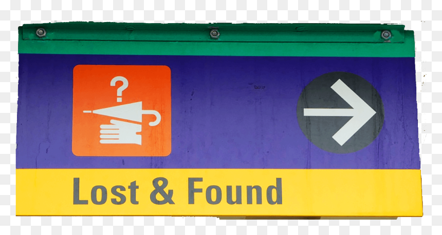 Disney World Lost And Found - Lost And Found Sign, HD Png Download - disney world png