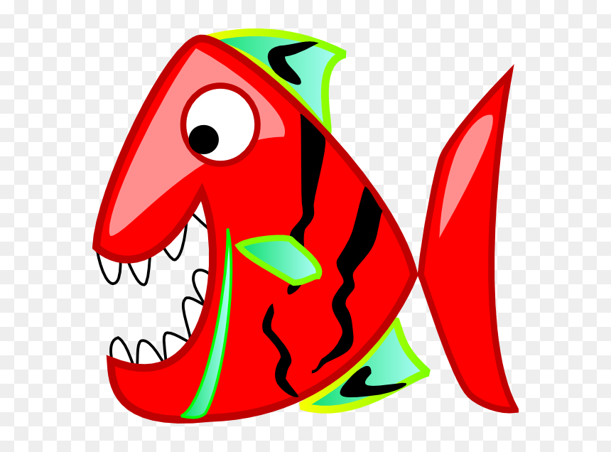 Clip Art At Clker Com Vector Online - Red Fish Clipart, HD Png Download - fish vector png