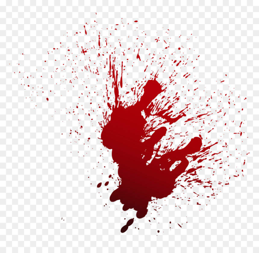 Blood Film Drawing - Blood Stain Png, Transparent Png - red splash png