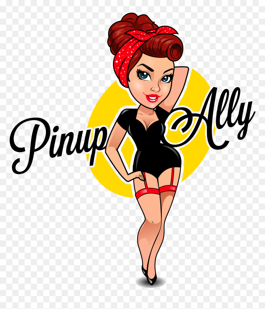Pinupally - Cartoon, HD Png Download - pin up png