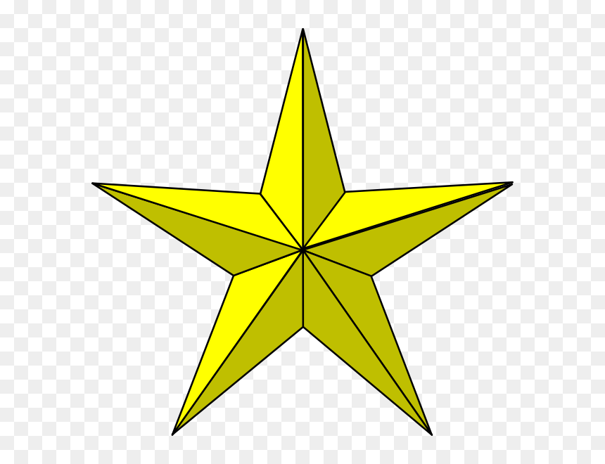 Star Christmas Clipart, HD Png Download - golden stars png