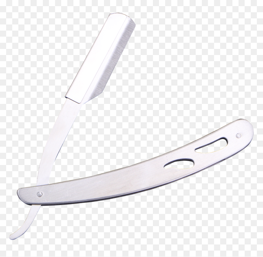 Barberpub Professional Barber Straight Edge Razor Safety - White Barber Razor Png, Transparent Png - barber razor png