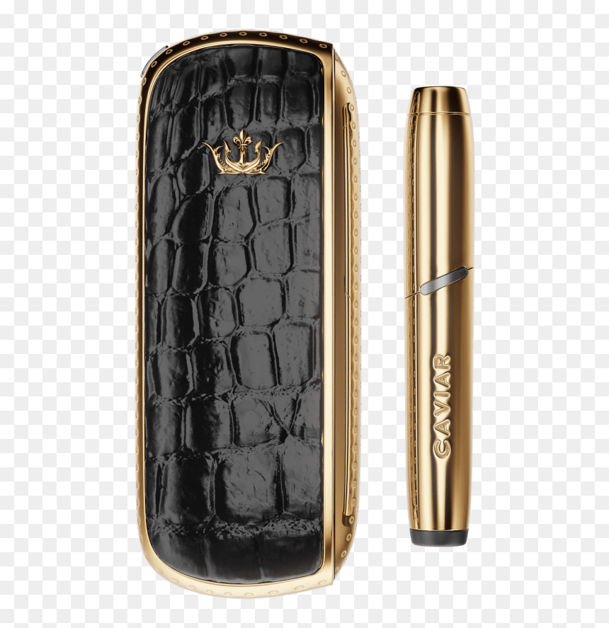 Iqos Black And Gold, HD Png Download - gold smoke png