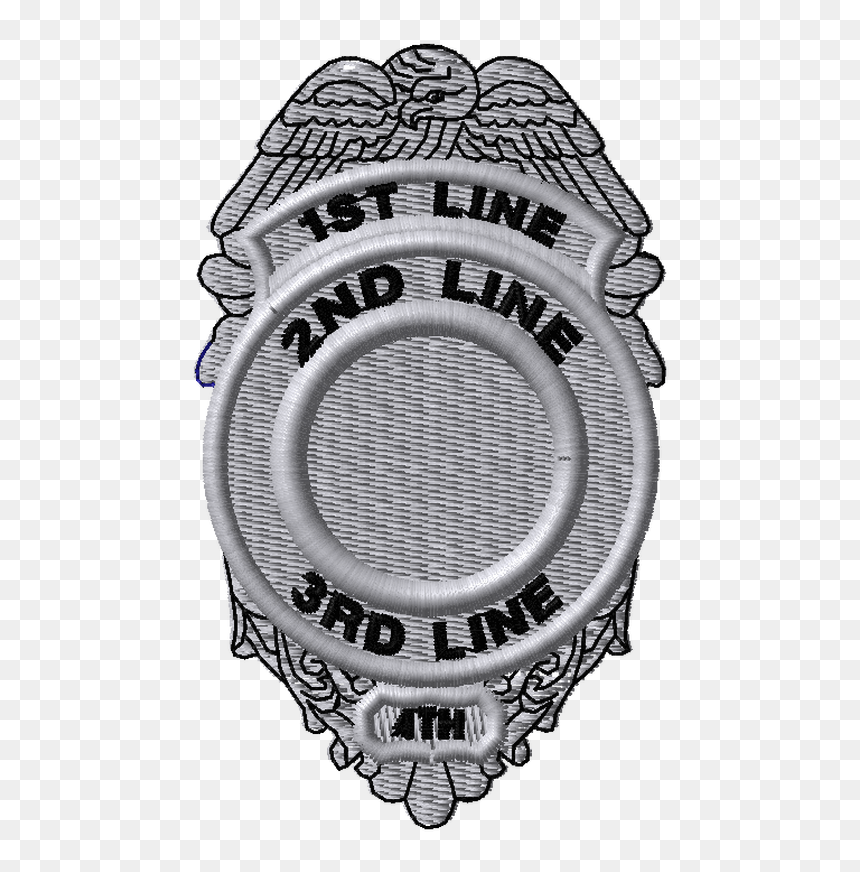 Deco Stk Emb Le Badge Shield Silver - Emblem, HD Png Download - silver shield png