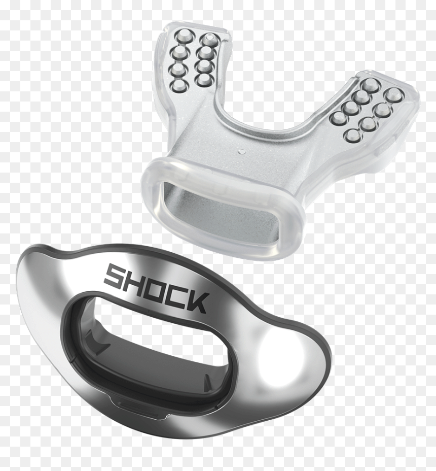 Interchange Lip Guard Mouthpiece Shield"
 Class= - Shock Doctor Interchange Shield, HD Png Download - silver shield png