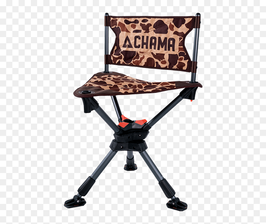 Heavy Duty Hunting Swivel Stool, HD Png Download - folding chair png