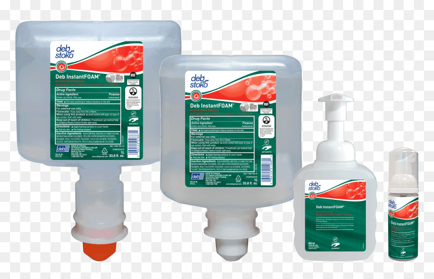 Deb Instantfoam® Hand Sanitizer - Deb Stoko Instant Foam, HD Png Download - hand sanitizer png
