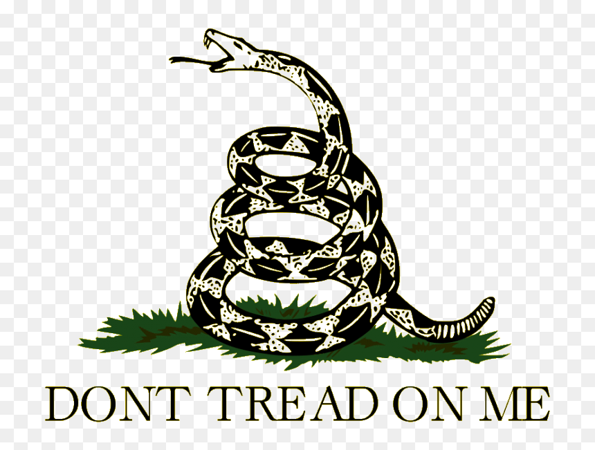 Gadsden Flag Png - Dont Cough On Me, Transparent Png - don't tread on me png